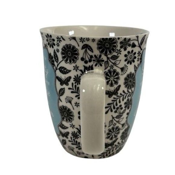 Serenity Prayer Ceramic Coffee Mug Floral Courage Wisdom Inspirational New w/Box - Picture 5 of 14